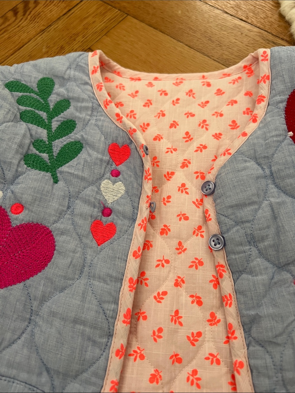 Mini Boden Quilted Jacket - Picture 8 of 11